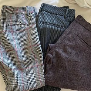 3x Express Columnist Ankle Mid Ride Pants